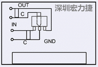 圖3：降壓電路的PCB設(shè)計示例。